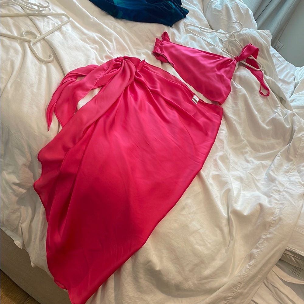 Vibrant Pink Two-Piece Set